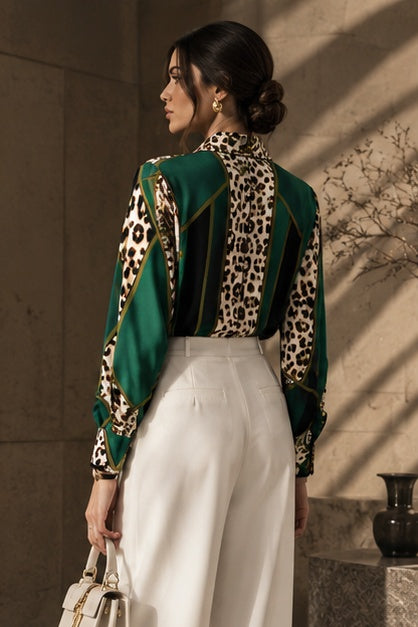 Green editorial — back view