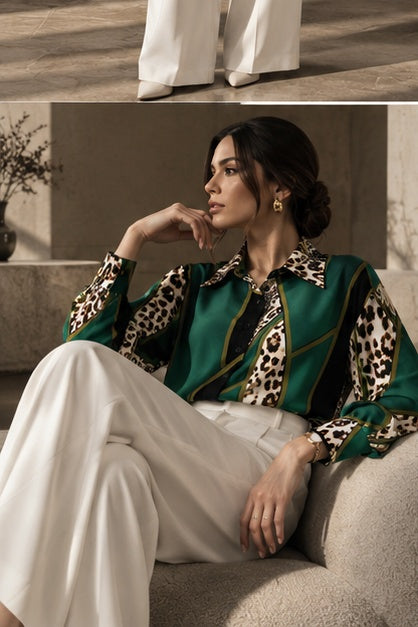 Green editorial — seated