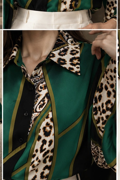 Green editorial — fabric detail