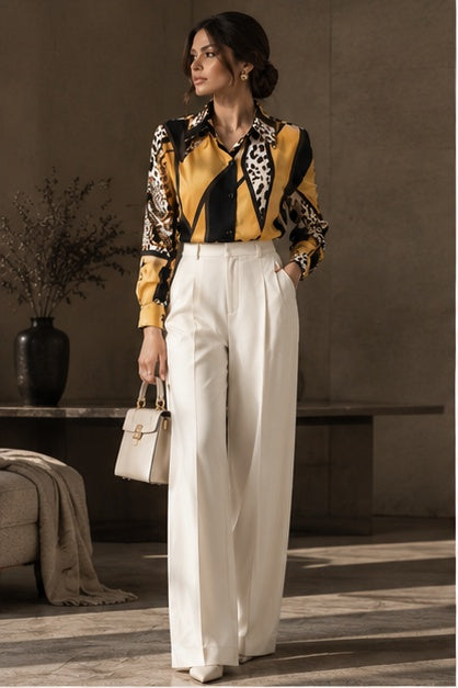 Yellow editorial — full look