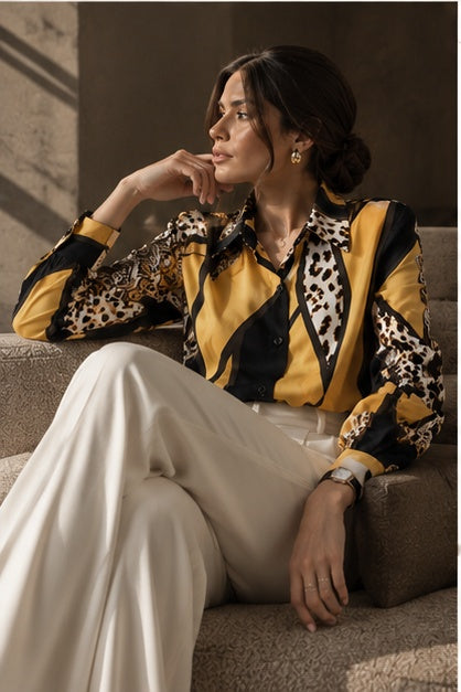 Yellow editorial — seated